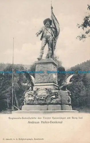 R045495 Regimenter Schiessstatte der Tiroler Kaiserjager am Berg Isel Andreas Hof