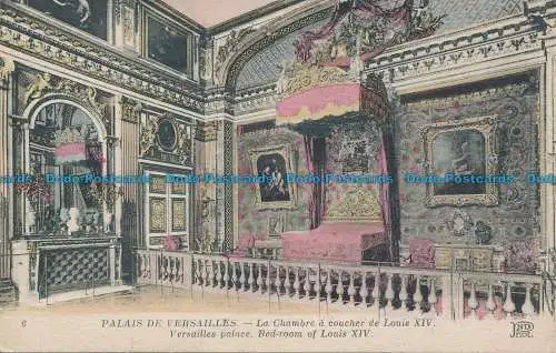 R045525 Schloss Versailles. Schlafzimmer Ludwigs XIV. Neurdein