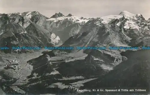 R045846 Engelberg. Kl. und Gr. Spannort und Titlis mit Trubsee. Globetrotter