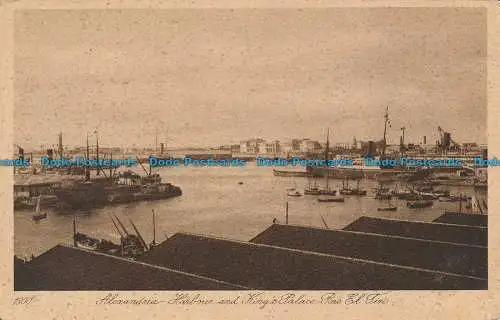 R045977 Alexandria. Hafen und Königspalast. Ras el Dose. Lehnert und Landrock