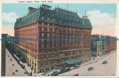 R045997 Hotel Astor. New York City. H. Finkelstein