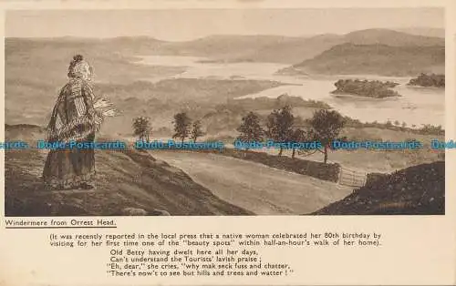 R046021 Windermere von Orrest Head. Abraham