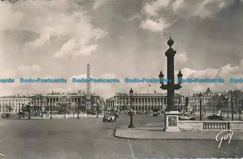 R046394 Place de la Concorde. Leconte. 1947