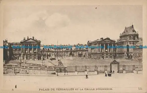 R046462 Palais de Versailles et la Grille d Honneur. Levy Fils