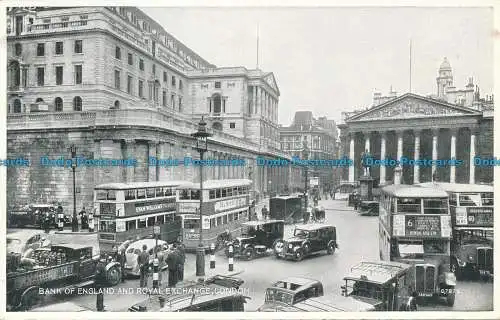 R046627 Bank of England und Royal Exchange. London. Valentinstag. Silber. Kein G