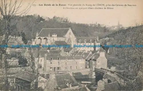 R046294 Les Bords de la Rance. Vue Generale du Bourg de Lehon prise des Coteaux