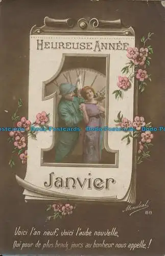 R046325 Heureuse Annee 1 Janvier