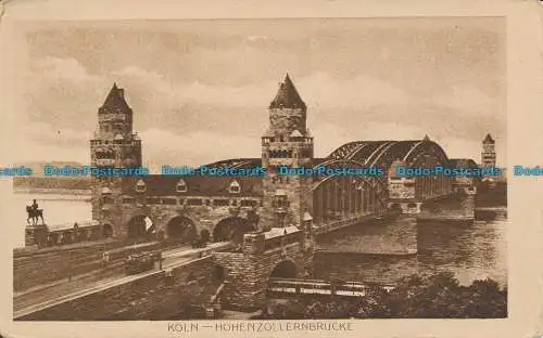 R046757 Köln. Hohenzollernbrücke