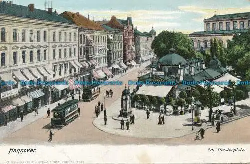 R046832 Hannover. Am Theaterplatz. Ottmar Zieher