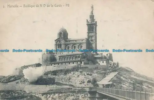 R046899 Marseille. Basilique de N.D. de la Garde