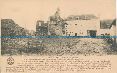 R046938 Waterloo. Bauernhof von Hougoumont. Desaix