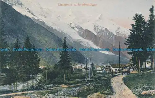 R047481 Chamonix et le Montblanc. L. Brutto