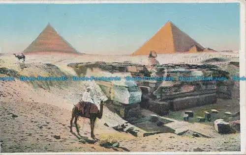 R047738 Tempel der Mena-Sphinx und Pyramiden. Castro und Giro