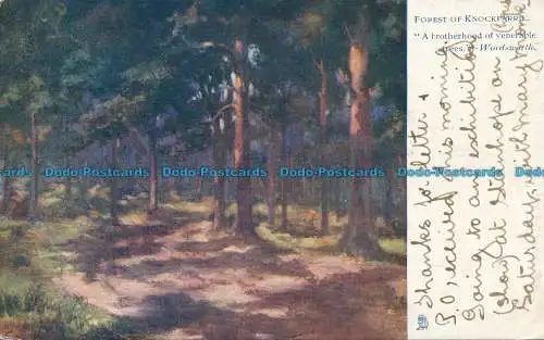 R047904 Forest of Knockfarril. stecken. Oilette. 1903