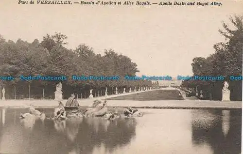 R047908 Parc de Versailles. Apollo Basin und Royal Alley. Moreau