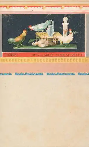 R047933 Pompeji. Lotta di Galli Casa dei Vettii