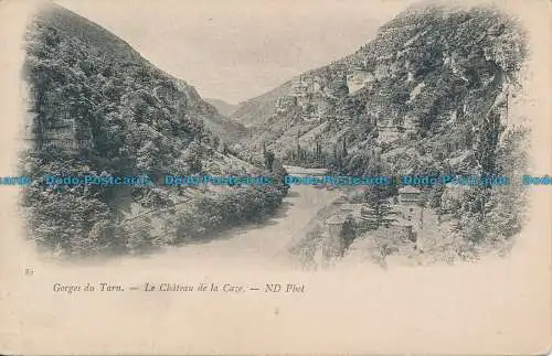 R047979 Gorges du Tarn. Le Chateau de la Caze. ND. Nr 82