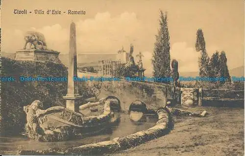 R047990 Tivoli. Villa d Este. Rometta. G. Carosi
