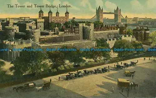 R049420 Der Tower und die Tower Bridge. London. Arcadian