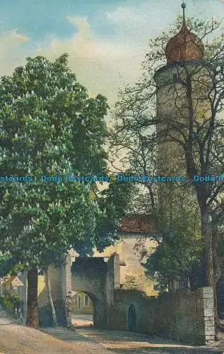 R049422 Alte Postkarte. Kirchentore. Photochromie. 1910