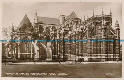 R049492 Kapelle Heinrich VII. Westminster Abbey. London. Valentinstag. RP. 1944