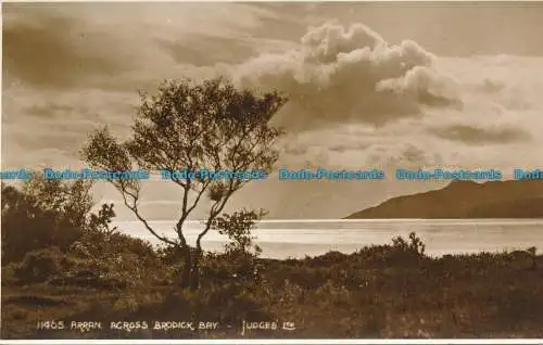 R049538 Arran. Quer durch Brodick Bay. Judges Ltd. No 11465