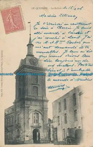 R049542 Quesnoy. Le Beffroi. 1906