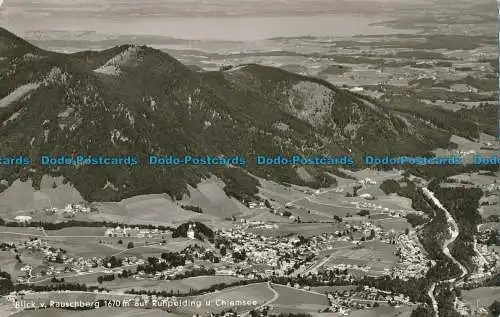 R050483 Blick v. Rauschberg 1670 m auf Runpolding u. Chiemsee. RP