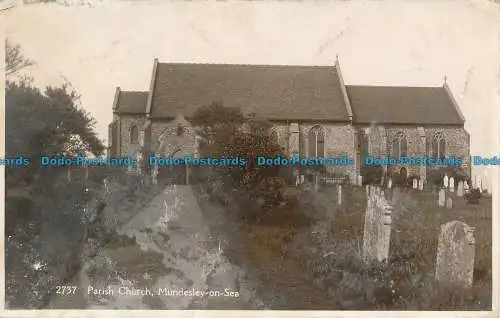 R050557 Pfarrkirche. Mundesley on Sea. H. Coates. Nene. Nr 3737. RP