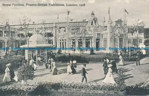 R050252 Royal Pavilion. Franco British Exhibition. London 1908. Valentine