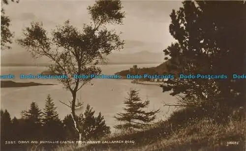 R050949 Oban und Dunollie Castle oberhalb der Gallanach Road. Judges Ltd No 3887