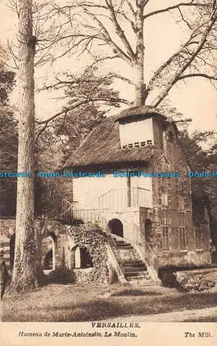 R051602 Versailles. Hameau de Marie Anatoinette Le Moulin. Moreau