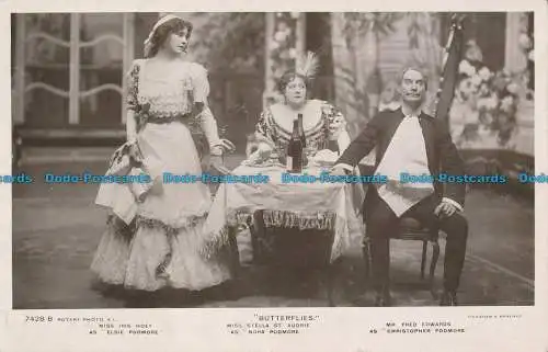 R050369 Schmetterlinge. Miss Iris Hoey. Miss Stella St. Audrie. Mr. Fred Edward. Ro