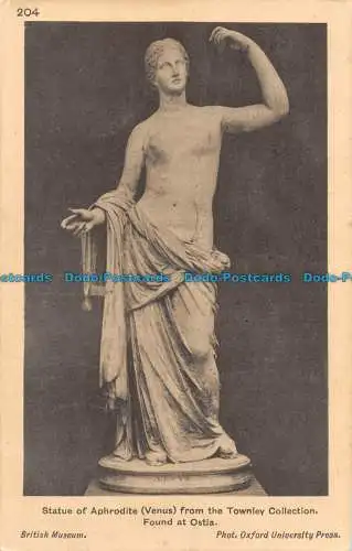 R051732 Statue der Aphrodite aus der Townley-Sammlung. Gefunden bei Ostia