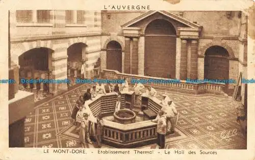 R052054 L Auvergne. Le Mont Dore. Etablissement Thermal. Les Hall des Sources