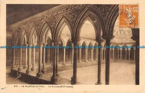 R052301 Le Mont St. Michel. Le Cloitre. Laurent Nel