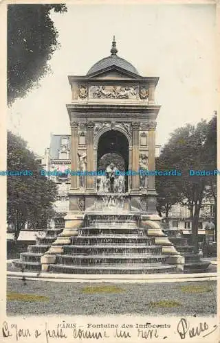 R051295 Paris. Fontaine des Innocents. 1905