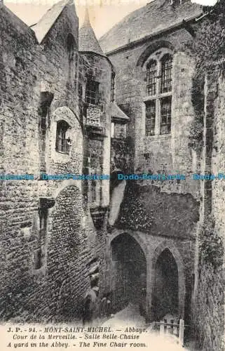 R052536 Mont Saint Michel. Abtei. Cour de la Merveille. Salle Belle Chaiselongue