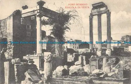 R052937 Foro Romano Edicola di Vesta