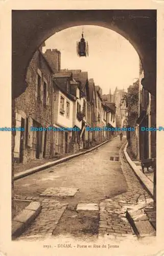 R053022 Dinan. Porte et Rue du Jerzua. Laurent Nel. Nr 2291