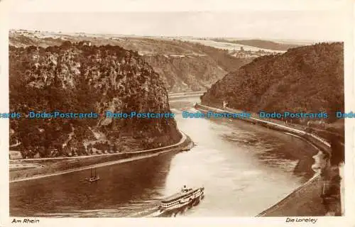 R053278 Am Rhein. Die Loreley. Kratz. RP