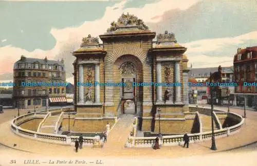 R053312 Lille. Le Porte de Paris. LL. Nr 34