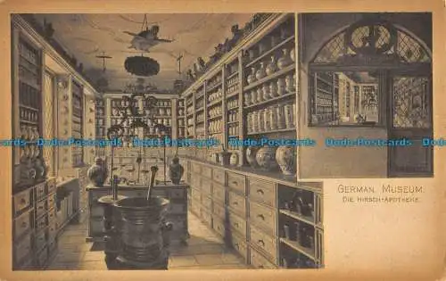 R053478 Deutsch. Museum. Die Hirsch Apotheke. Müller