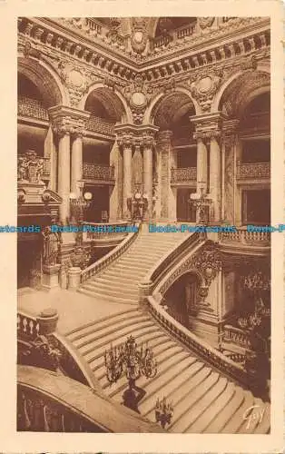 R053611 Notre Beau Paris. Opera. Le Grand Escalier. Kerl. B. Hopkins