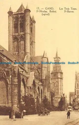 R053673 Gand. St Nicolas Beffroi. Marco Marcovici. Nr 17