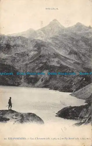 R053692 Les Pyrenees. lac d Artouste et Pic Arriel. Nr 66. B. Hopkins