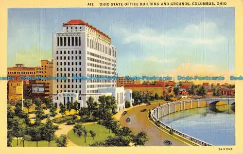 R054200 Ohio State Office Building and Grounds. Columbus. Ohio. W. E. Ayres