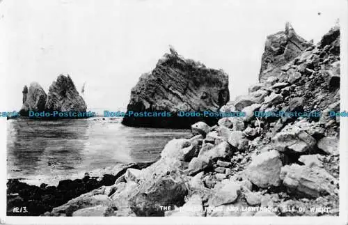 R054721 The Needles Rocks and Lighthouse. Isle of Wight. Nahe. RP. 1950