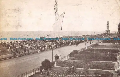 R054855 Tower Gardens Band. Herne Bay. Dennis. 1922