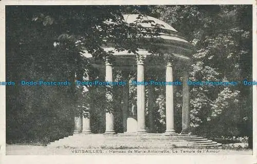 R054959 Versailles. Hameau de Marie Antoinette. Le Temple de l Amour. A. Cosse